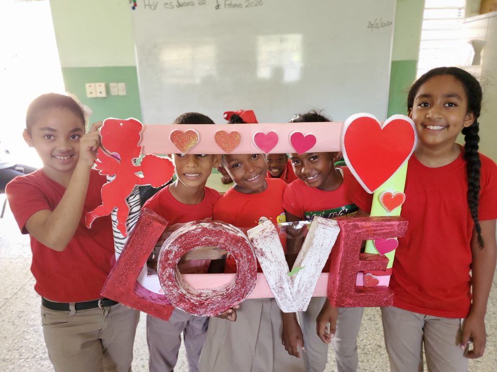 Celebración Día del Amor y la Amistad 2020 escuela maria mercedes meyreles